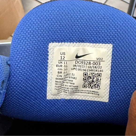 Size 12 - Nike Metcon 8 Anthracite Blue Lightning - Picture 8 of 9